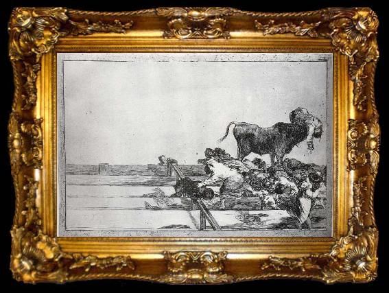 framed  Antonio  Carnicero Coleccion des las Principales suertes de una corrida de toros, ta009-2